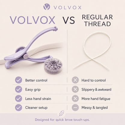 VOLVOX Precise Brow Threading Tool