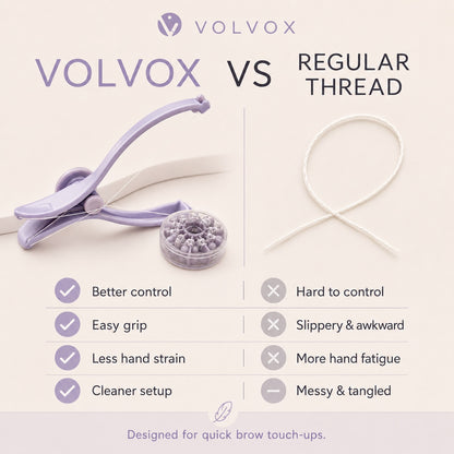 VOLVOX Precise Brow Threading Tool