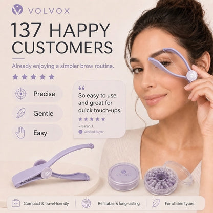 VOLVOX Precise Brow Threading Tool