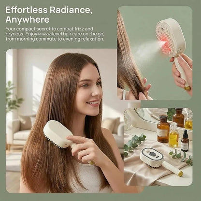 GlossWave™ Rechargeable Cordless Steam Hair Straightener Brush