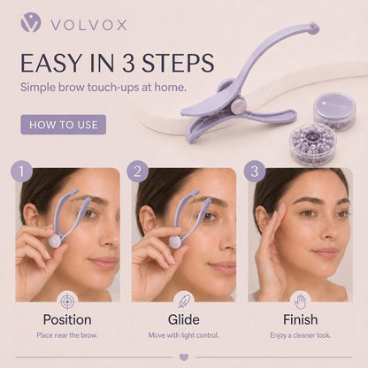 VOLVOX Precise Brow Threading Tool