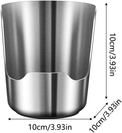 2 in 1 stainless steel spoon lid holder