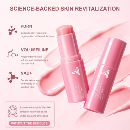 PDRN Pink Collagen Volume Balm Stick | K-Beauty Anti-Aging Multi Stick for Face, Lips, Eyes & Neck