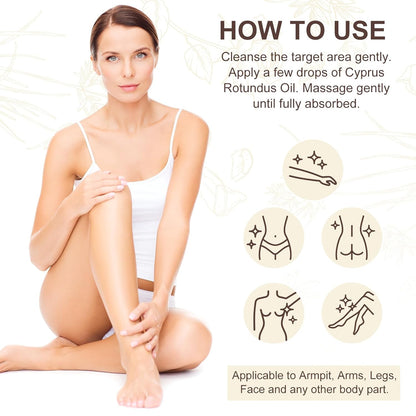 skinelva™ Premium Cyperus Rotundus Body Oil