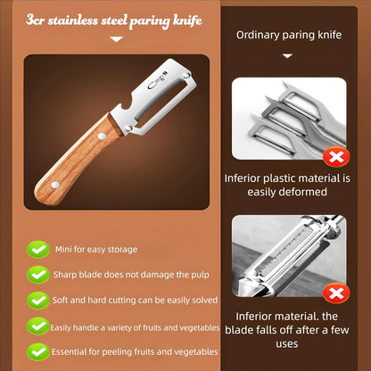 Chefora™ Premium Stainless Steel Vegetable Peeler Pro