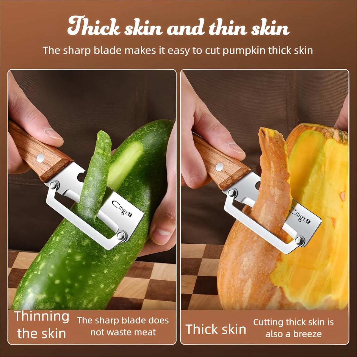 Chefora™ Premium Stainless Steel Vegetable Peeler Pro