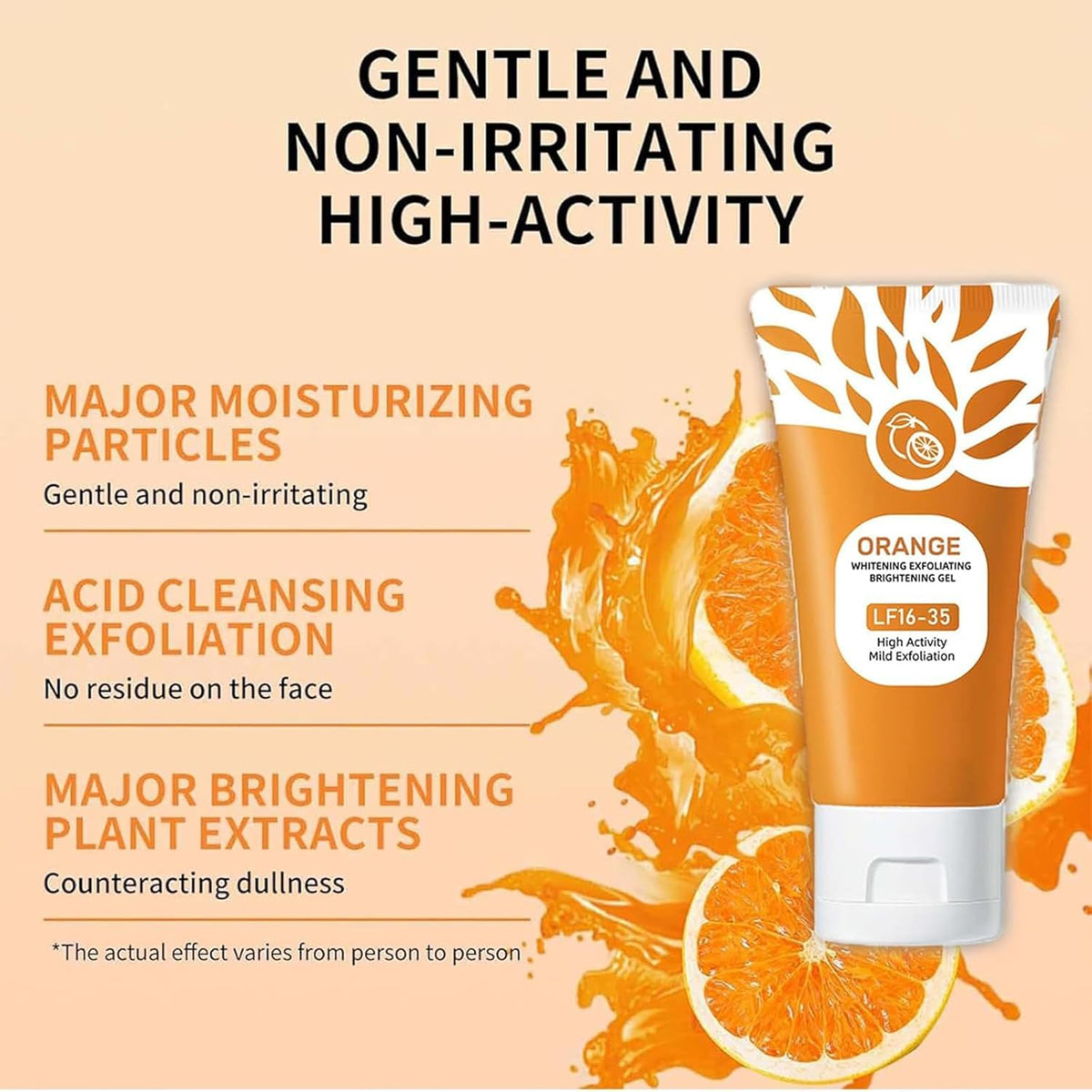 Orange Enzyme Peeling Gel | Deep Clean, Brighten & Moisturise Face & Body