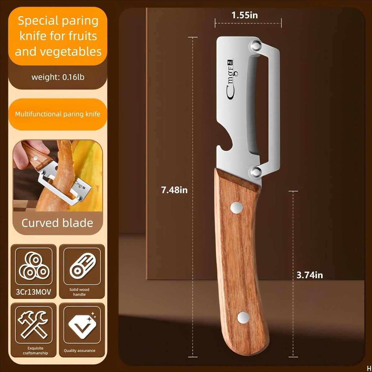 Chefora™ Premium Stainless Steel Vegetable Peeler Pro