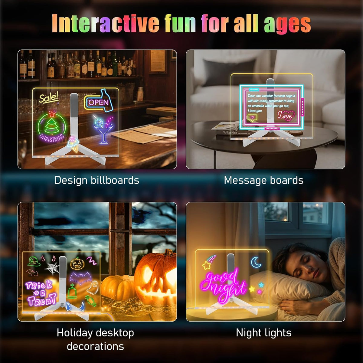 LED Note Board with Colors