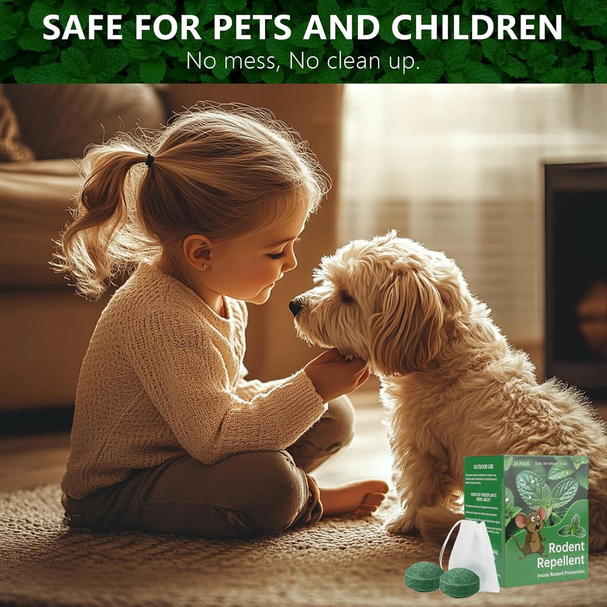 Omega™ Natural Peppermint Pest Repellent Balls (24-Pack)