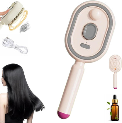 GlossWave™ Rechargeable Cordless Steam Hair Straightener Brush