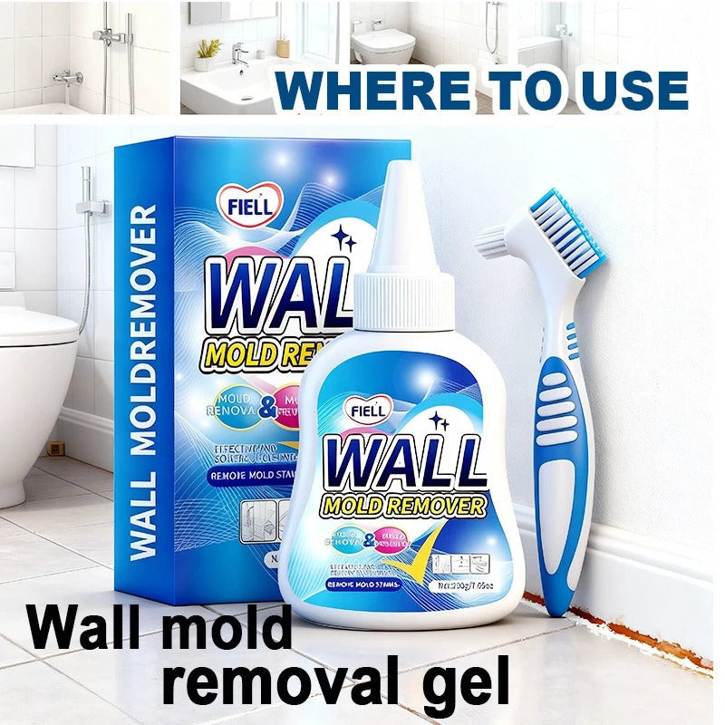 MoldOff™ — Heavy-Duty Mold & Stain Cleaner Gel | Cling, Dissolve & Restore Any Surface