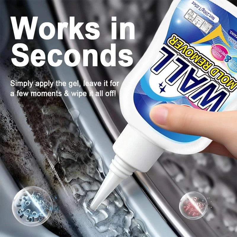 MoldOff™ — Heavy-Duty Mold & Stain Cleaner Gel | Cling, Dissolve & Restore Any Surface