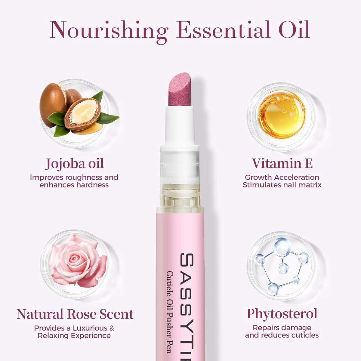 Cuticle Oil Pen and Pusher (2PCS)